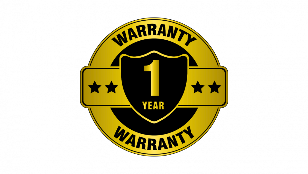 1 Year Warranty